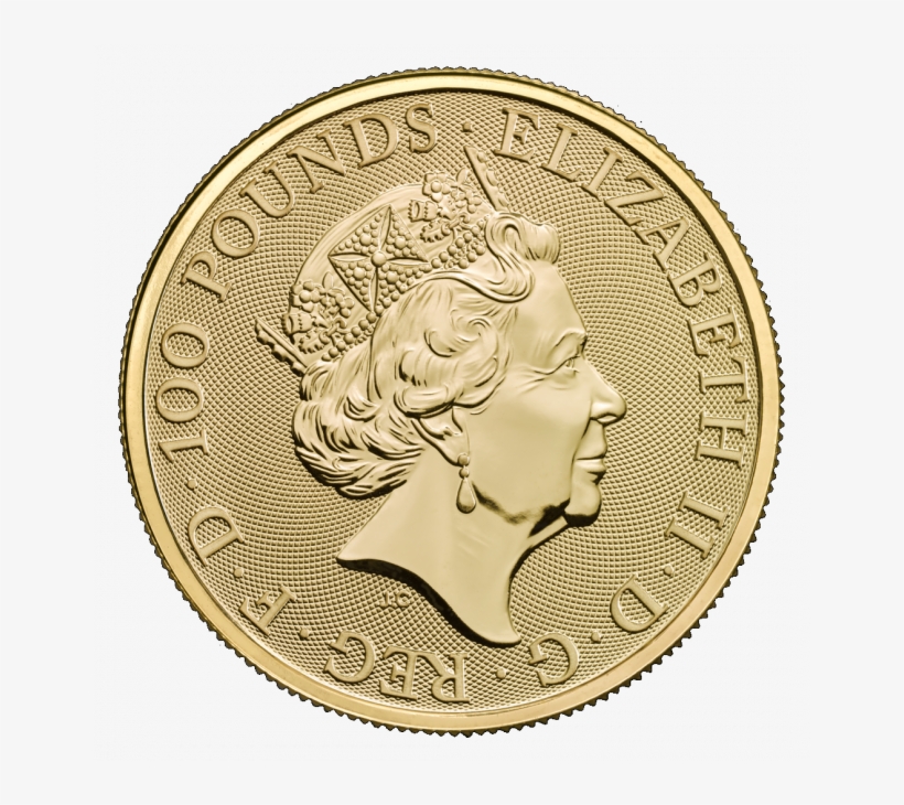 1 Oz Queen's Beasts Unicorn - Монета Фунт Стерлингов 2016, transparent png #2914119