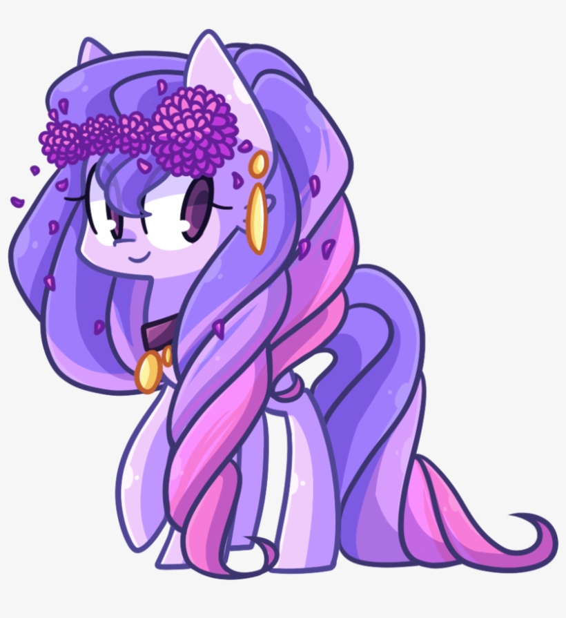 Pony Horse Mylittlepony Unicorn Chibi Flower Gold Cutes - Horse, transparent png #2914464