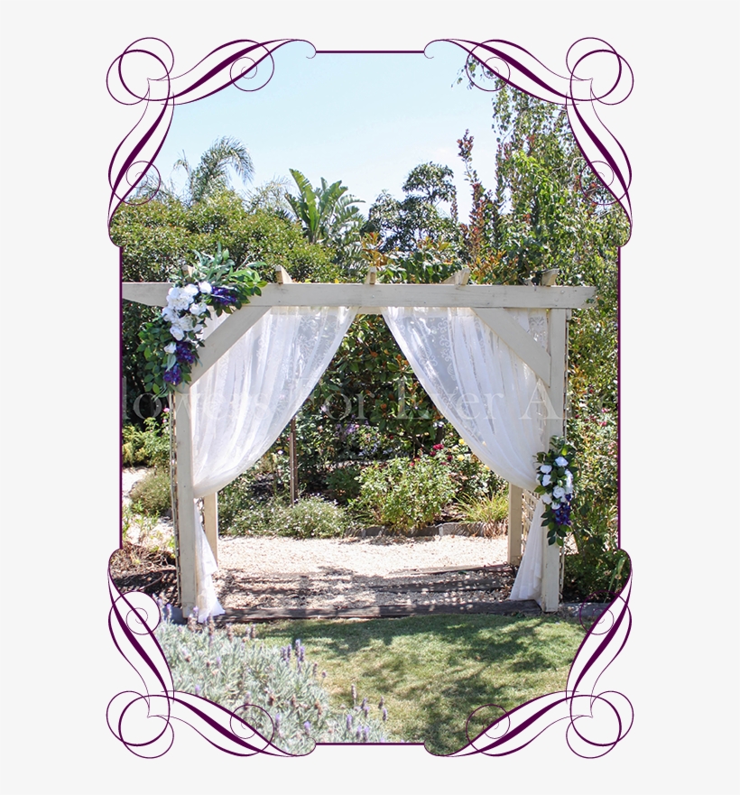 Silk Artificial Corner Style Blue Galaxy Orchids, White - Centrepiece, transparent png #2914729