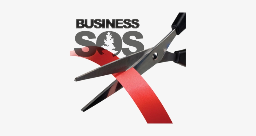 Scissors Cutting Red Tape - Ribbon Cutting Ceremony, transparent png #2914768