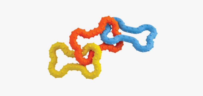 Puzzle Blue2 Clip Art At Clker - Petstages - Mini Bone Tug Chew Toy, transparent png #2915372