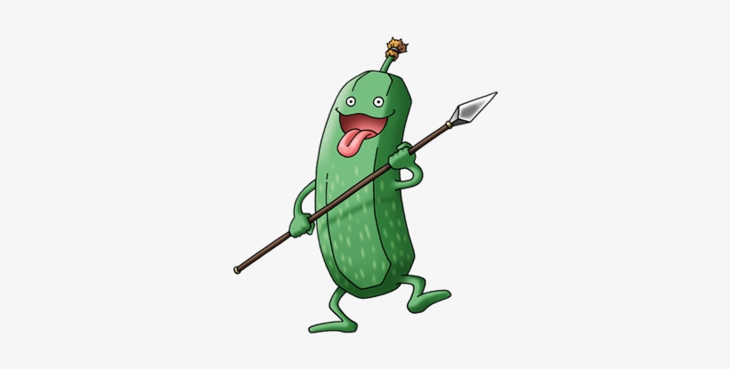 Pepino Animado Png - Dragon Quest 9 Cruelcumber, transparent png #2915609