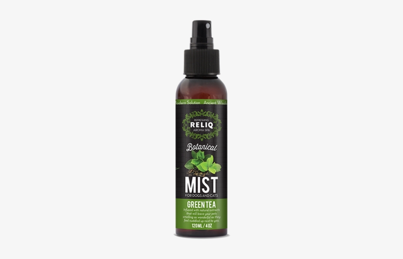 Reliq Green Tea Botanical Mist - Reliq Aroma Spa Baby Powder Botanical Mist, transparent png #2915996