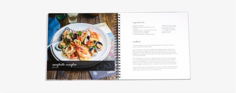 Customised Recipe Books - Recipe Book, transparent png #2916019