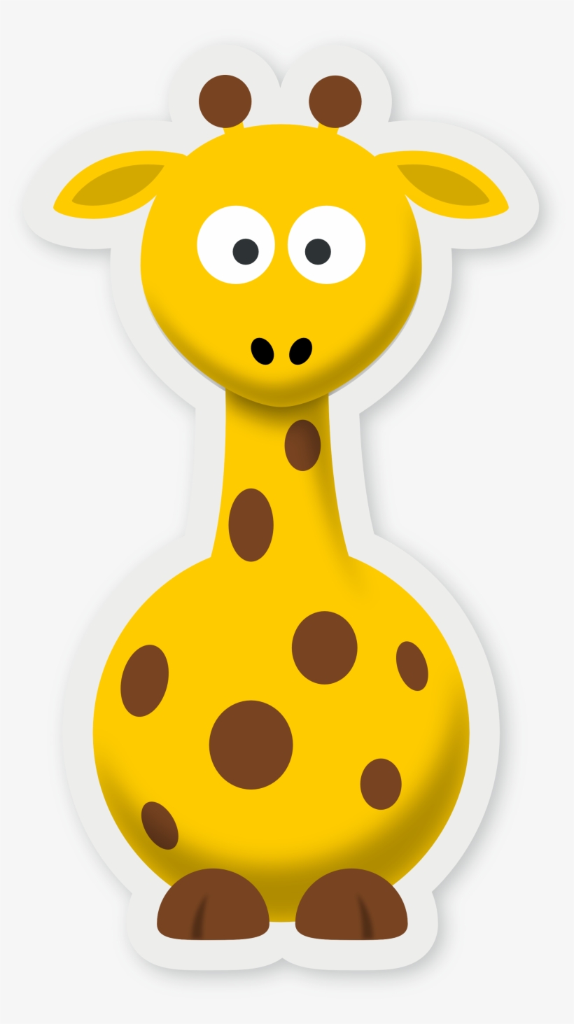 Pics Of Cartoon Giraffes - Cartoon Giraffe With Transparent Background, transparent png #2916239