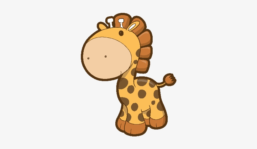Giraffe Clipart - Baby Giraffe Vector, transparent png #2916257