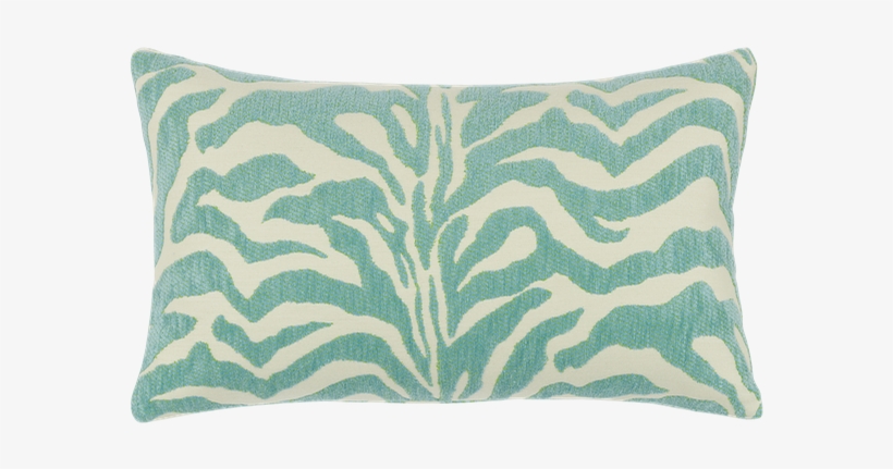 Elaine Smith Zebra Mist Lumbar Outdoor Pillow, transparent png #2916325