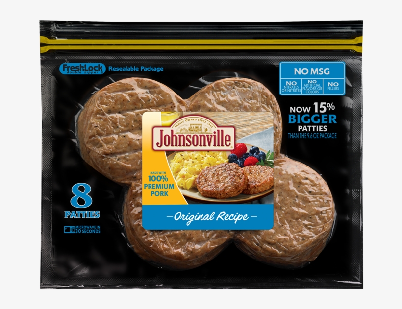 Product Image - Johnsonville Beer Brats Cooked Bratwurst 28oz Zip Pkg, transparent png #2916399