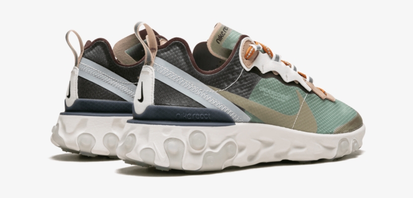 Nike React Element 87/undercover "green - Nike React Element 87 Undercover Green Mist, transparent png #2916449