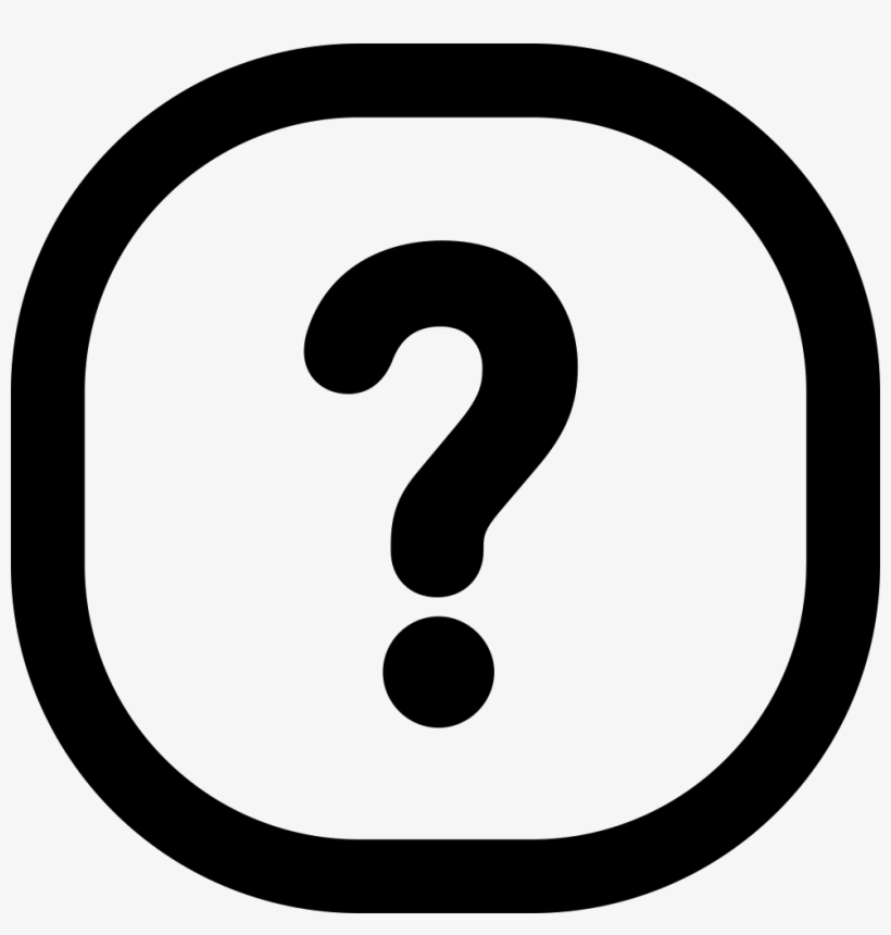 Question Mark - - Small Circle Inside Big Circle, transparent png #2916518