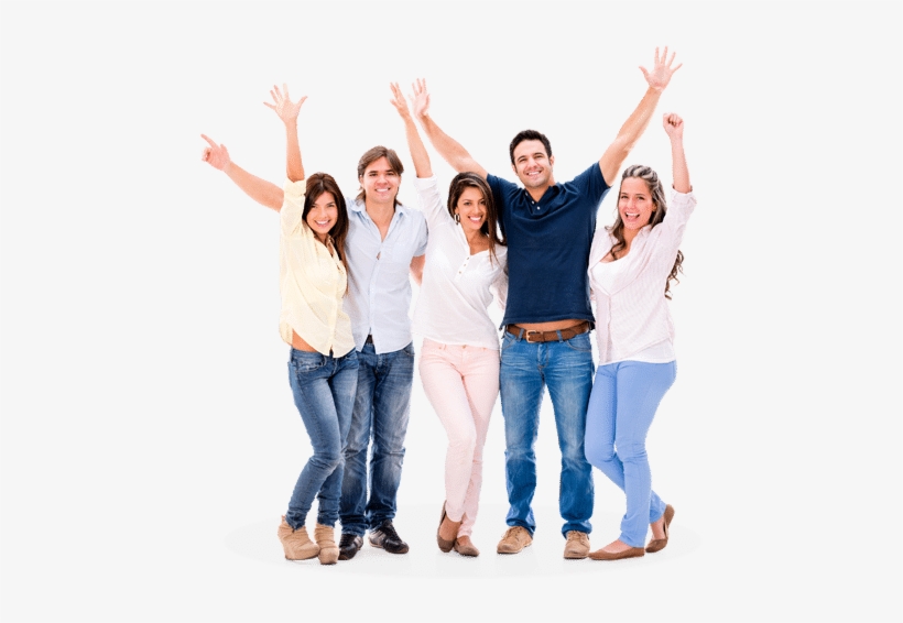Happy-people - Group Of People Png, transparent png #2916599