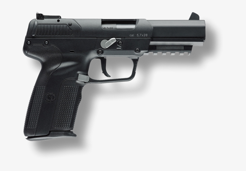 La Pistola Fue Copiada Extensamente Y Su Sistema Se - Fn Five Seven Black, transparent png #2916907
