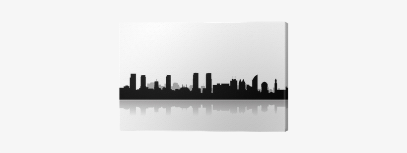 The Hague Future City Skyline Vector Canvas Print • - The Hague, transparent png #2917421