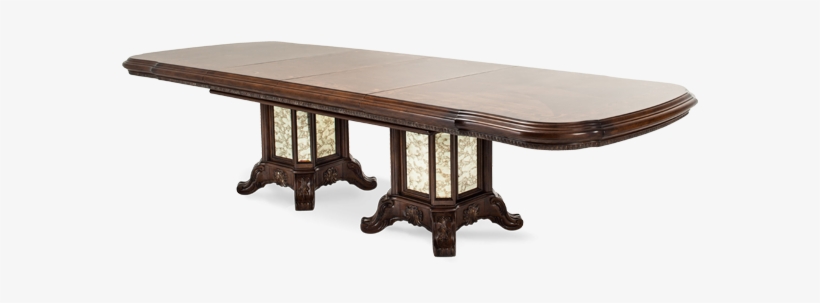 Amini Rectangular Wood Dining Table - Aico Platine De Royale Rectangular Wood Dining Table, transparent png #2917807