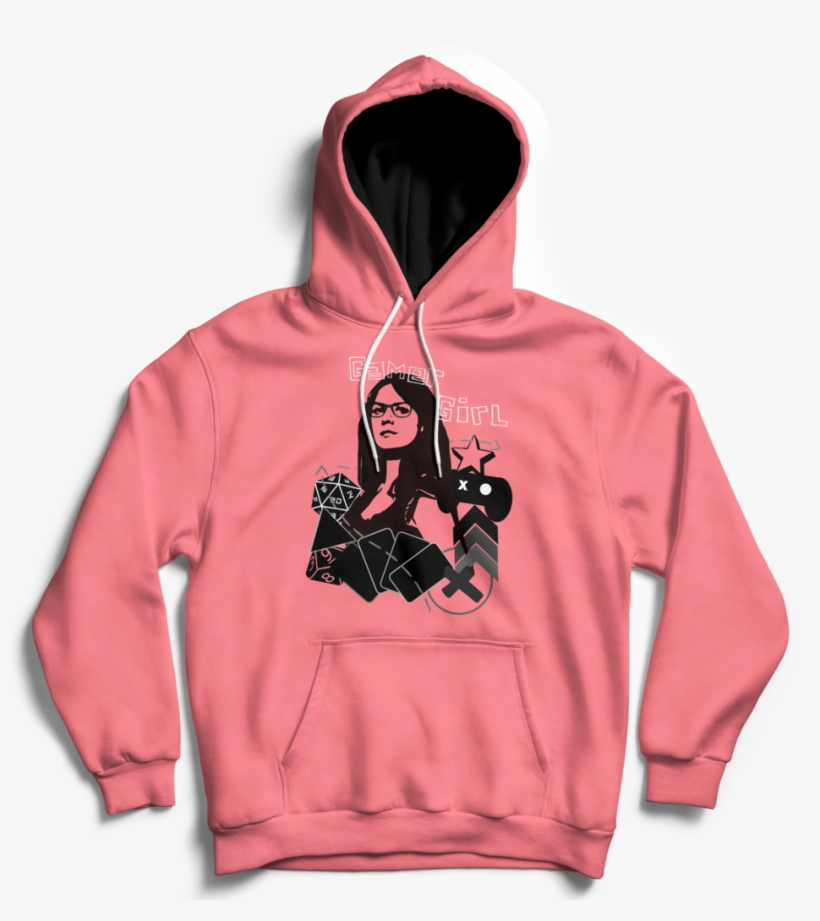 Gamer Girl Hoodie - Hoodie, transparent png #2918085