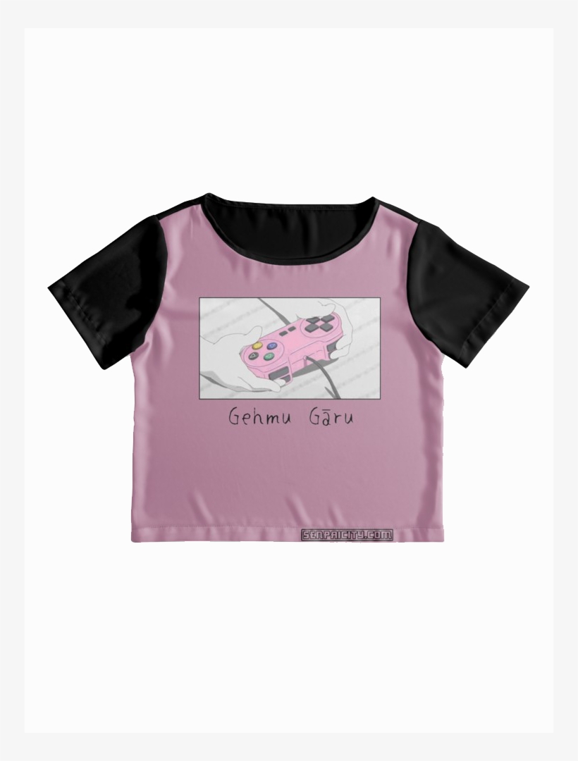 'gamer Girl' Chiffon Top - Flamingo, transparent png #2918231