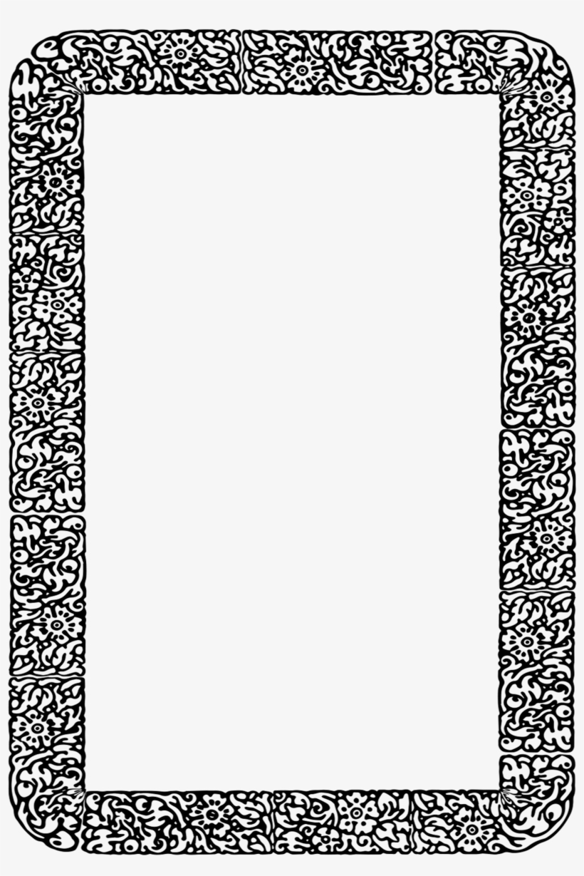 Border Floral Vintage Frame 1241719 - Outside Border, transparent png #2918394