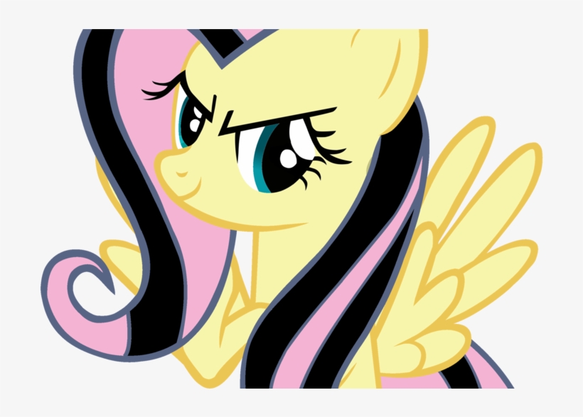 Uploaded - Fluttershy Evil, transparent png #2918590