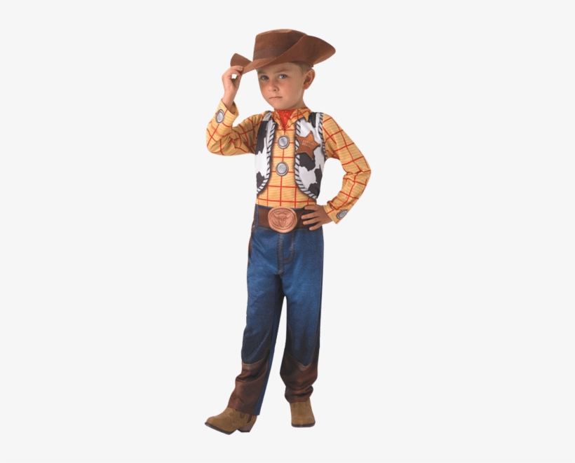 Lead The Adventures In Child Toy Story Woody Costume - Kids Woody Costume, transparent png #2919157