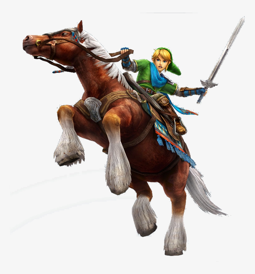 Hyrule Warriors Artwork Link Horse - Epona Hyrule Warriors, transparent png #2919264