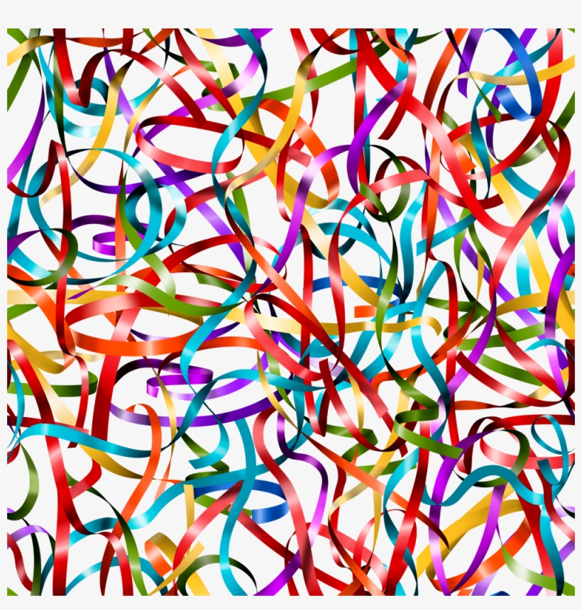 Serpentinas Em Png - Graphic Design, transparent png #2919350