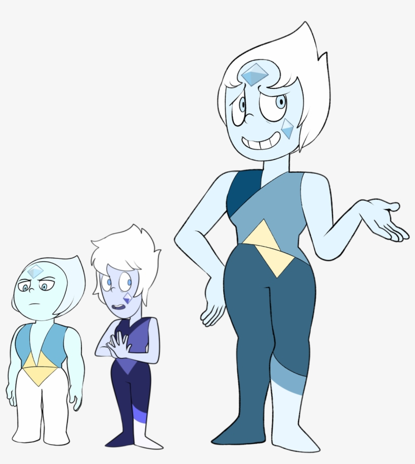 Homeworld Ice Size Comp - Fusiones De Ice De Steven Universe, transparent png #2919899