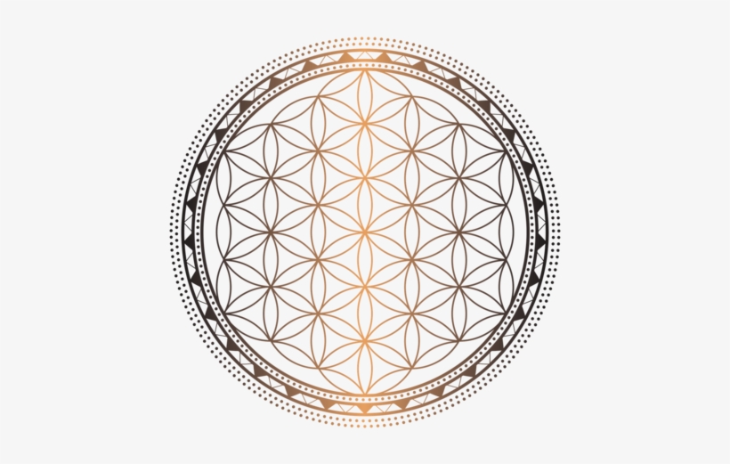 Sacred Geometry 7 - Flower Of Life Coloring Pages, transparent png #2920314