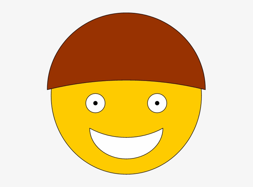 2) Cut Open A Paper Shopping Bag, Squish Your Hat Down - Smiley, transparent png #2920842