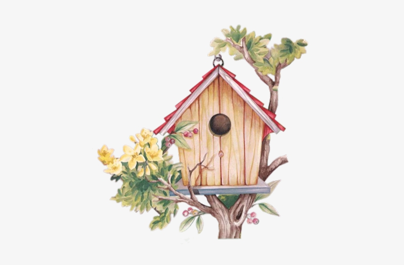 Izmopej5 - Birds Home With Birds Clipart, transparent png #2920875