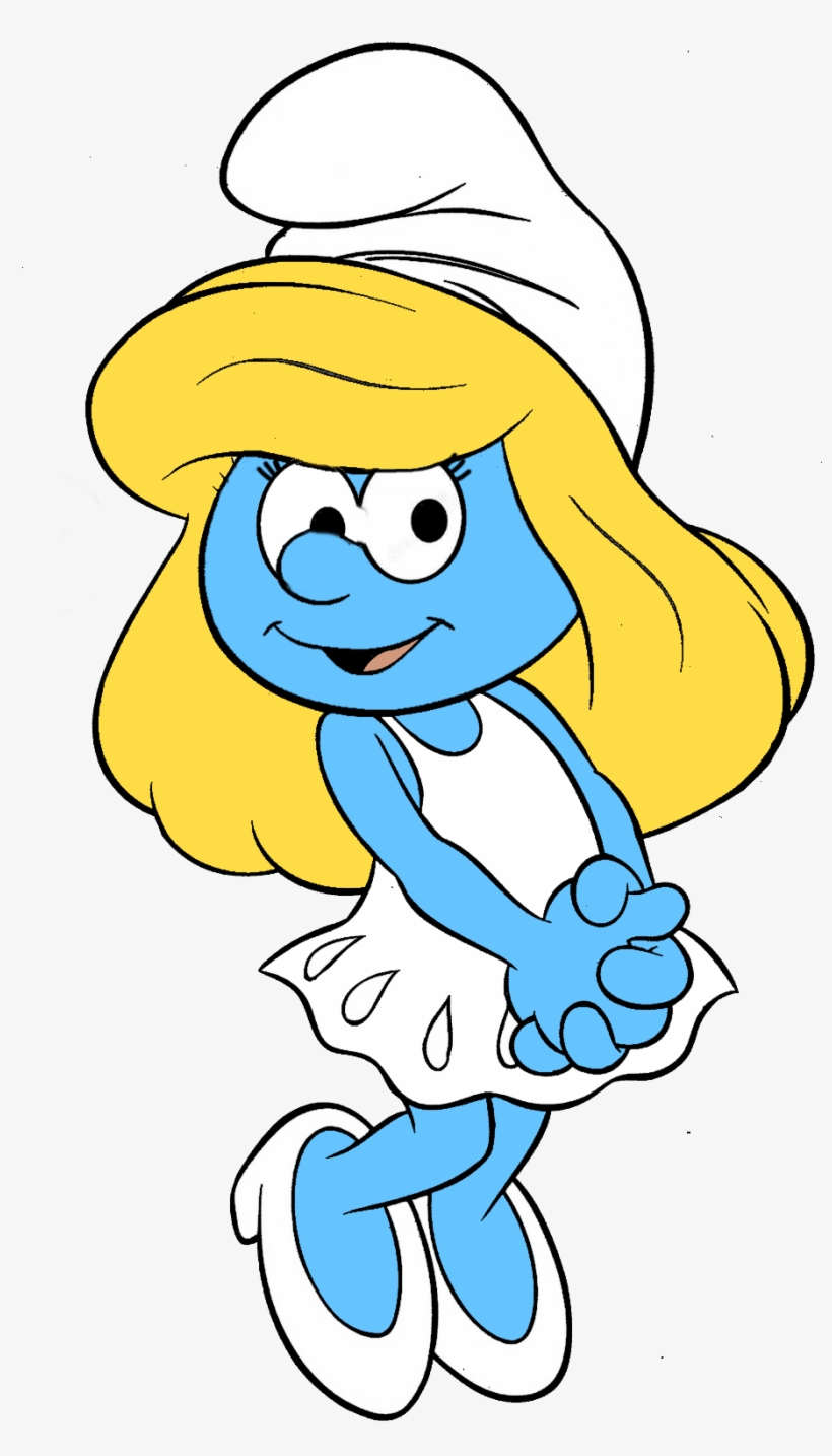 Smurfette The Temptress - Smurf Drawing, transparent png #2920930