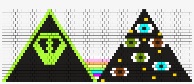 Alien Eyes Bikini Bra Bead Pattern - Molen De Herder, transparent png #2921015