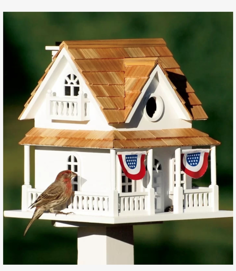 Plow & Hearth Free Standing Birdhouse, transparent png #2921136