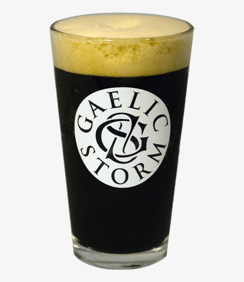 Gaelic Storm Pint Glass - Stout, transparent png #2921448