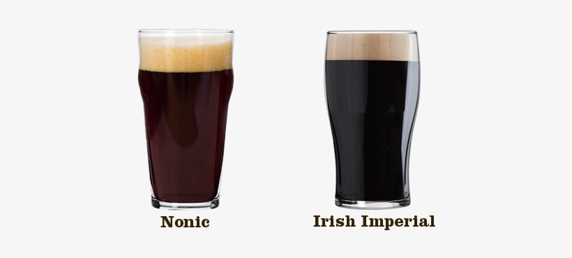 Glassware 4 Nonic Irish - Stout Irish Beer Glass, transparent png #2921603
