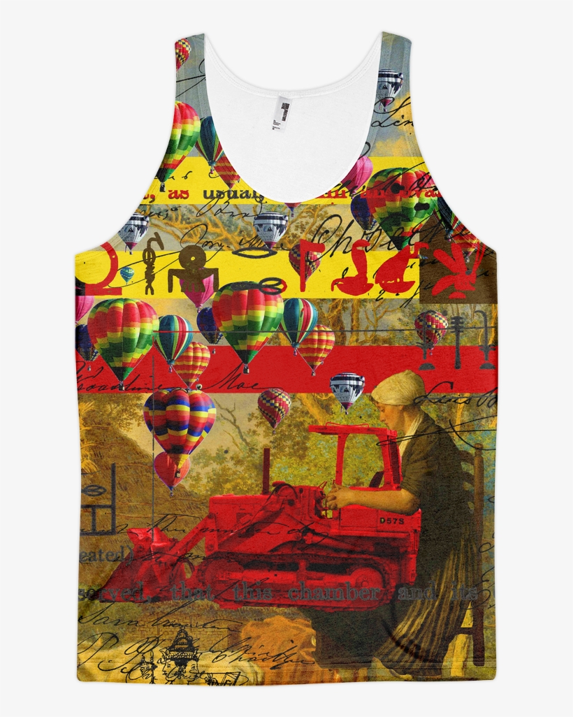 American Apparel White Flat Front Mockup Tanktop - Hot Air Balloon Festival Mugs, transparent png #2921723