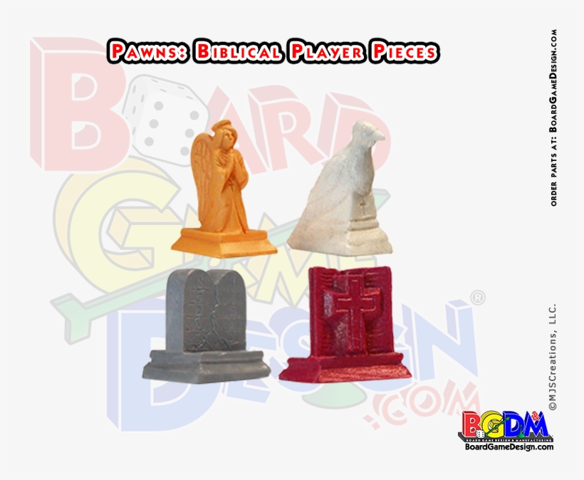 Bible / Biblical Board Game Player Pieces, Angel, Dove, - Quad Fold Board Game, transparent png #2922193
