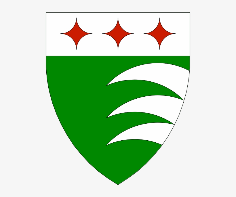[vert, Three Wolf's Teeth Issuant From Sinister And - Emblem, transparent png #2922524
