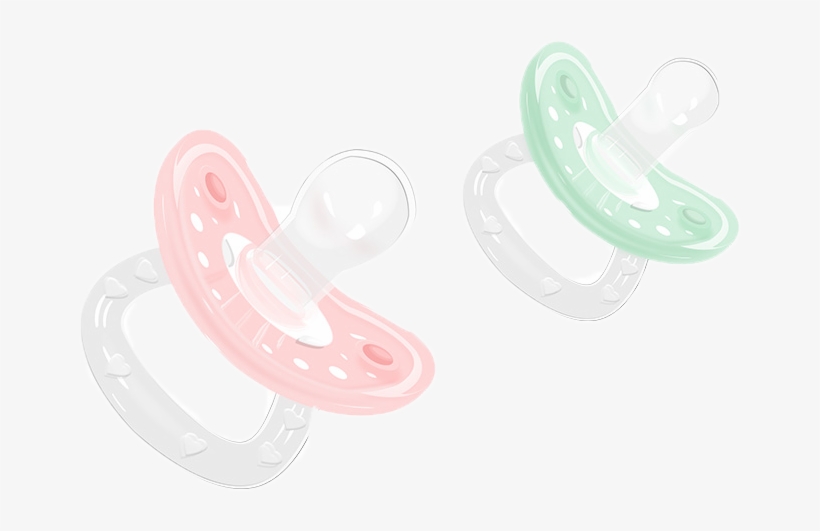 October Crystal Baby Pacifier 6-18 Months Newborn Baby - Earrings, transparent png #2922566