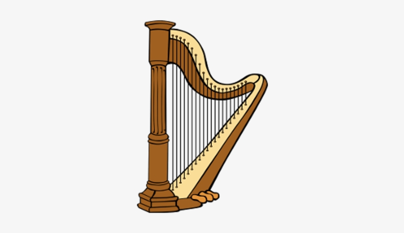 Harp - Dibujo De Un Arpa, transparent png #2922650
