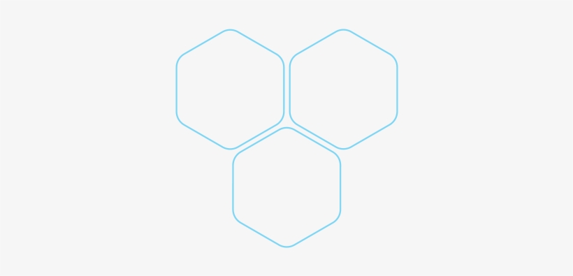 Icon Blue Hexagons - Diagram, transparent png #2922706