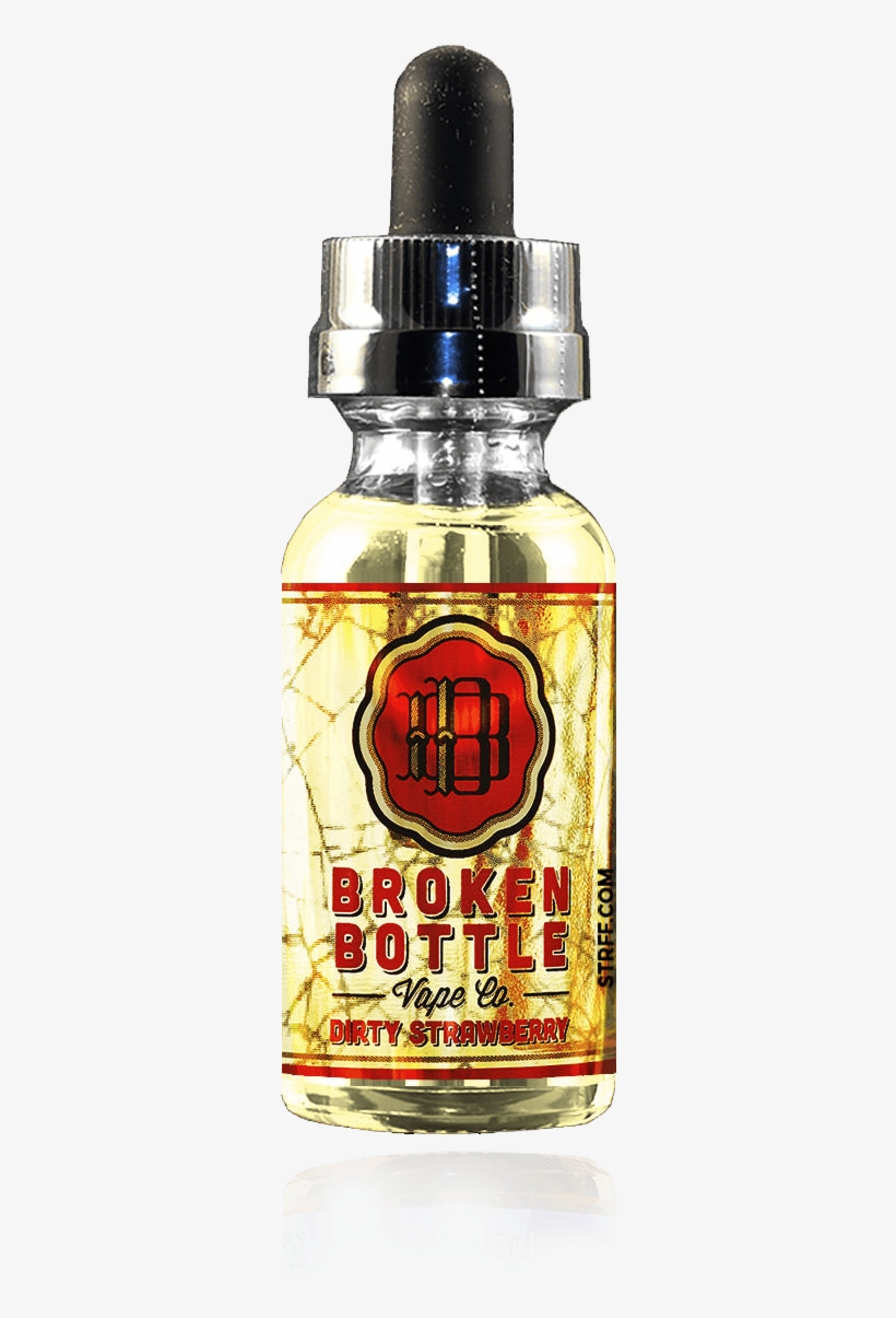 Dirty Strawberry By Broken Bottle Vape Co - Bottle, transparent png #2922770