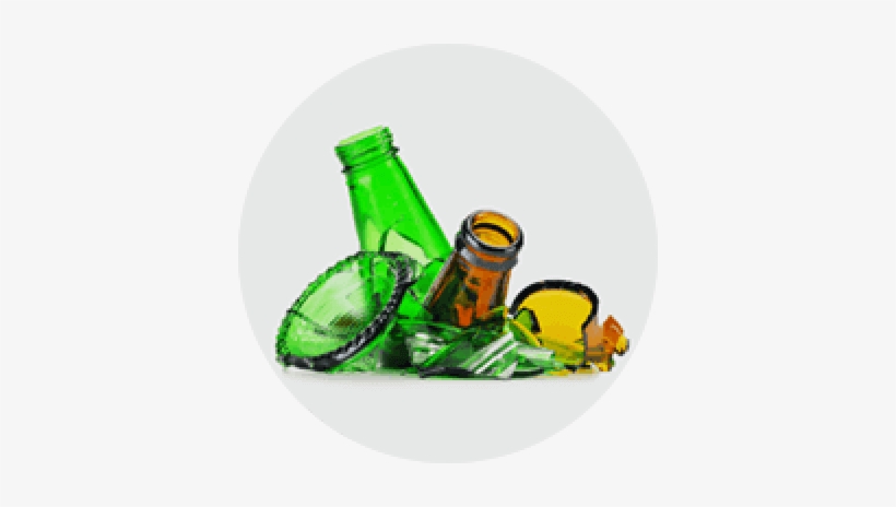 Broken Bottles And Jars - Vidrio Y El Reciclaje, transparent png #2922944