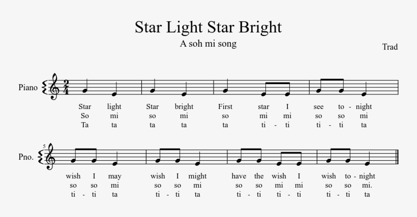 Star Light Star Bright Sheet Music Composed By Trad - Between The Buried And Me Piano Music, transparent png #2923377