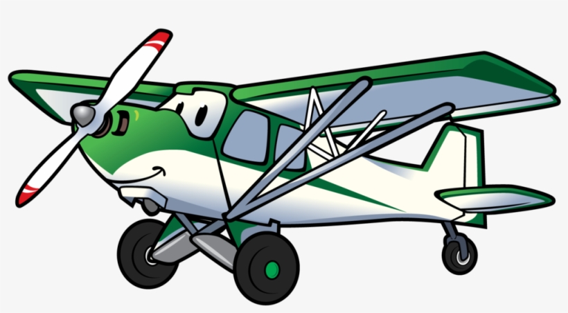 Cartoon Airplane Backcountry Pilot With Cartoon Plane - Cessna 172 Cartoon, transparent png #2923400