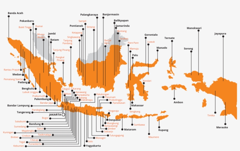 34 Provinces 126 Cities 155 Service Points - Big Is Singapore Compared To Philippines, transparent png #2923723