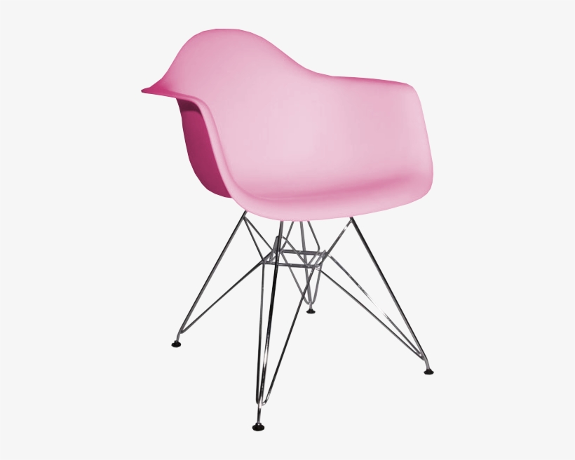 Eames Cromo Blanca Rosa - Modern Classics Eiffel Wire Base Armchair, transparent png #2924231