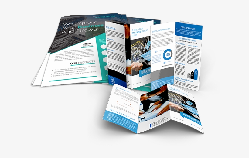 Brochures And Flyers - Miami Printing, transparent png #2924356
