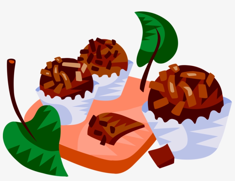 Vector Illustration Of Brigadeiro, Brazilian Chocolate - Brigadeiro, transparent png #2924612