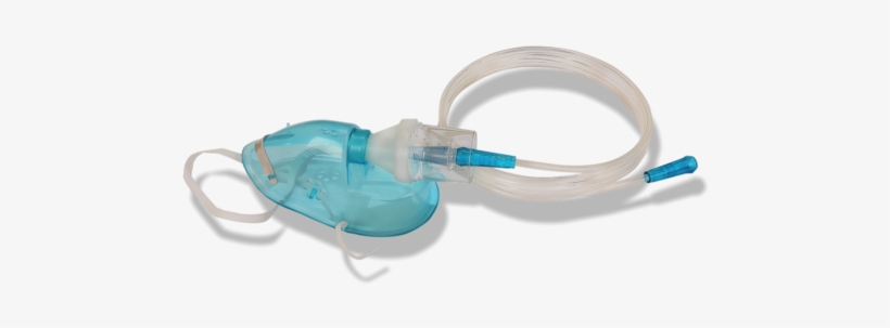 Oxygen Mask With Nebulizer / Pediatric - Oksijen Maskesi Pediatrik, transparent png #2924895