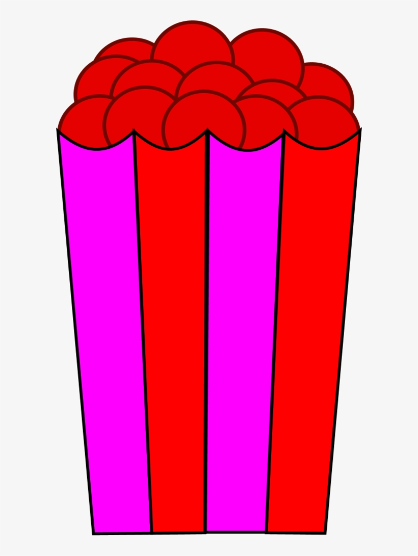Popcorn Box Vector Clip Art - Clip Art, transparent png #2925051